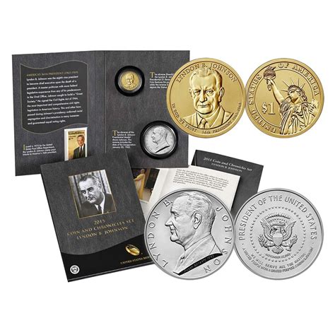 2015 Lyndon B Johnson Coin And Chronicles Set The Patriotic Mint