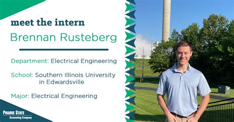 Meet The Intern Brennan Rusteberg Prairie State Energy Campus