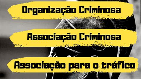 Organiza O Criminosa X Associa O Criminosa X Associa O Para O