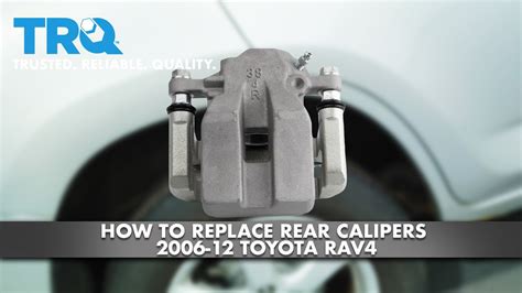 How To Replace Rear Calipers 2006 12 Toyota RAV4 YouTube