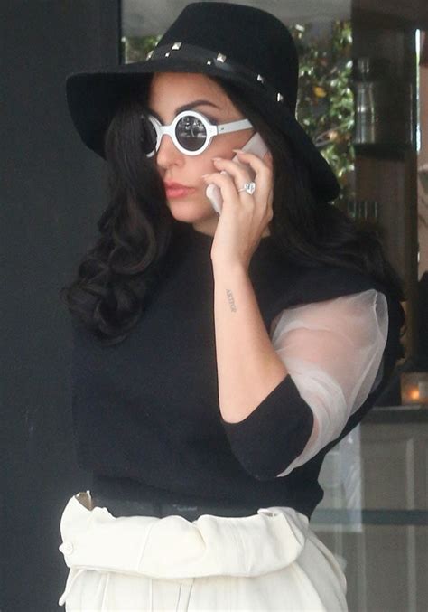 Lady Gaga Shows Off Heart-Shaped Engagement Ring