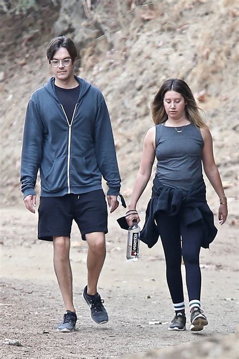 Ashley Tisdale Enjoys An Afternoon Hike With Husband Christopher French