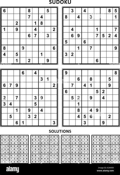 Free Printable Sudoku With Answers