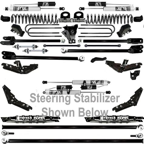 7 Suspension Lift Kit For 2023 Ford F450 F550 Super Duty 4wd Stryker Off Road Design