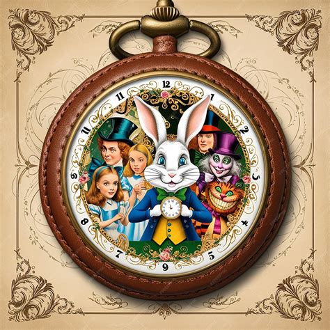 Classic Alice in Wonderland Characters Calendar | Premium AI-generated