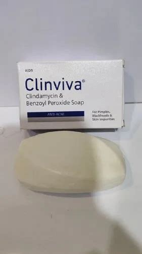 Clinviva Clindamycin And Benzoyl Peroxide Bath Soap For Acne Pimples