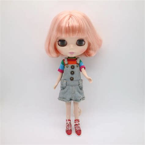 Nude Blyth Dolls Pink Hair Factory Doll Short 20189 In Dolls From Toys