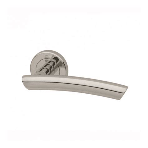 Intelligent Hardware Everest Round Rose Polished Stainless Steel Lever