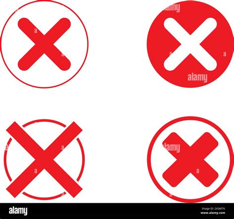 White And Red Crosses Marks Inside Red An White Circles On A White