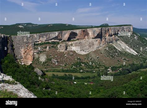 Canyon View Kacha The View From The Mountain Crimea Stock Photo Alamy