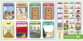 Free Household Object Vocabulary Cards Twinkl