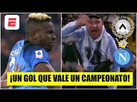 Napoli Campe N De Serie A Video Resumen Del Napoli Vs Udinese En Vivo