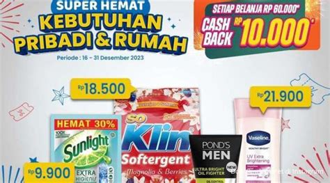 Promo Indomaret Super Hemat Desember Sampai Akhir Tahun Promo