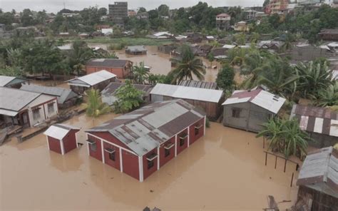 L état des dégâts après le passage du cyclone Gamane à Madagascar se