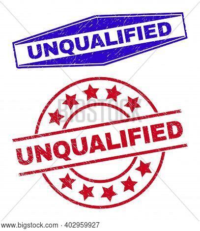 Unqualified Stamps Vector Photo Free Trial Bigstock