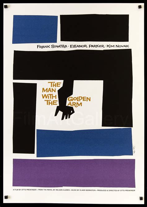 The Man with the Golden Arm Movie Poster mid-1980s – Film Art Gallery