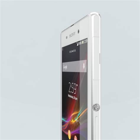 Sony Xperia Z1 White 3d Model 29 Max Free3d