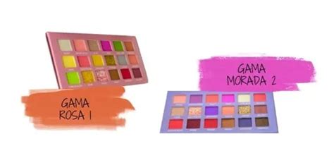 Paleta De Sombras Colores Mate Brillo Nude Y Color MercadoLibre