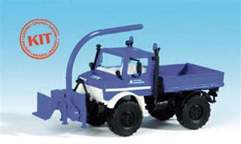 Modellautos Mercedes Unimog 1 87 Wiking U 411 Züblin mit Rungenanhänger