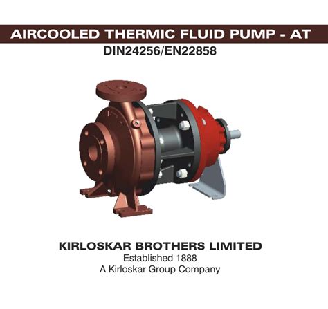 Cast Iron Single Phase Kirloskar Air Cooled Thermic Fluid Process Pump