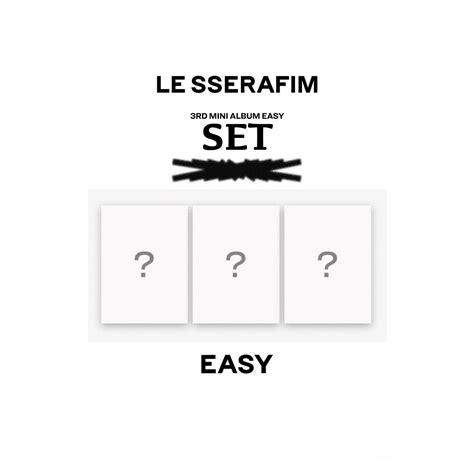 Le Sserafim 3rd Mini Album Easy Set