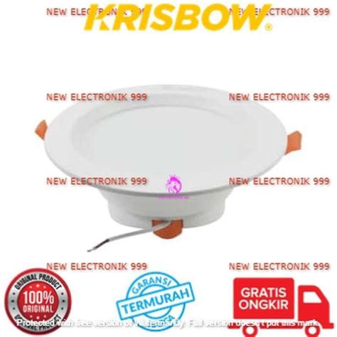 Jual Krisbow Lampu Downlight Smd Led 18w 6500k Cool Daylight Putih Di