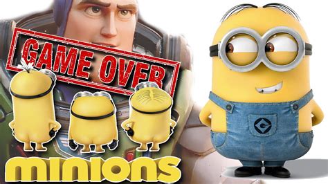 Minions The Rise Of Gru Destroys Lightyear Game Over Disney Pixar