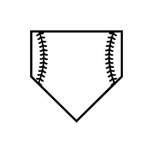 Baseball Home Plate SVG Cut And Clipart File PremiumSVG