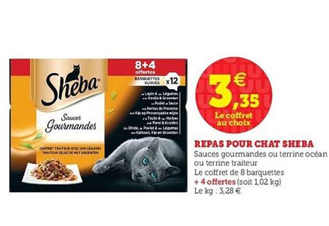 Promo Repas Pour Chat Sheba Chez Super U ICatalogue Fr