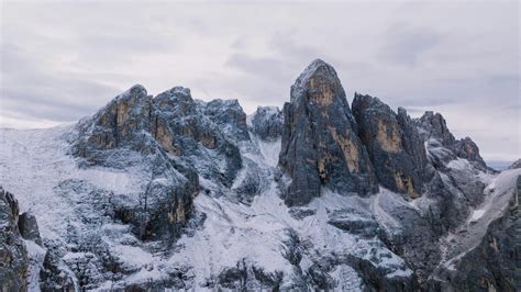 Snow Covered Rocky Mountains · Free Stock Photo