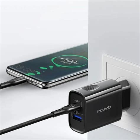 Cargador Carga Rápida 20w Doble Puerto Usb Y Tipo C Mcdodo Cuotas sin