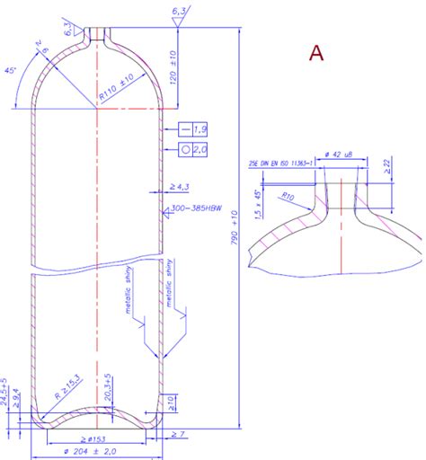 Gas Cylinder Dimensions