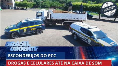 Aconteceu Na Semana Esconderijos Do Pcc Drogas E Armas At Em Caixas