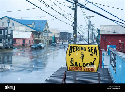 Bering Sea Saloon And Front Street Nome Alaska Stock Photo 25086847