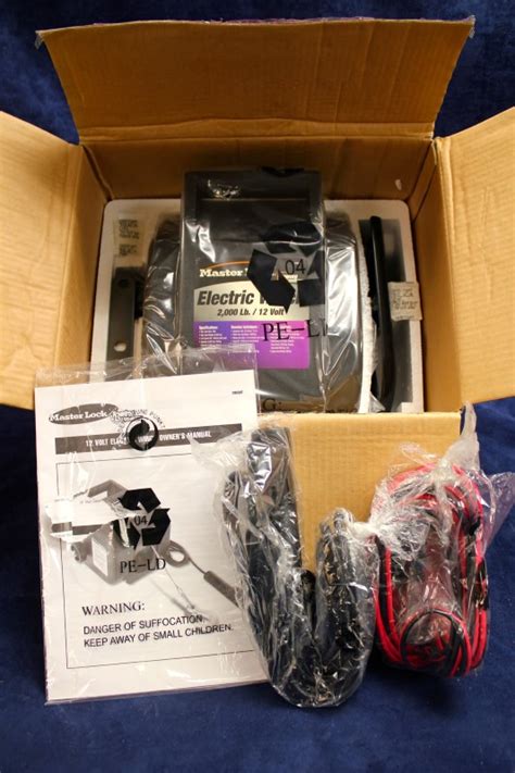 Master Lock 12 Volt Dc Portable Winch Model 2953at Like New Buya