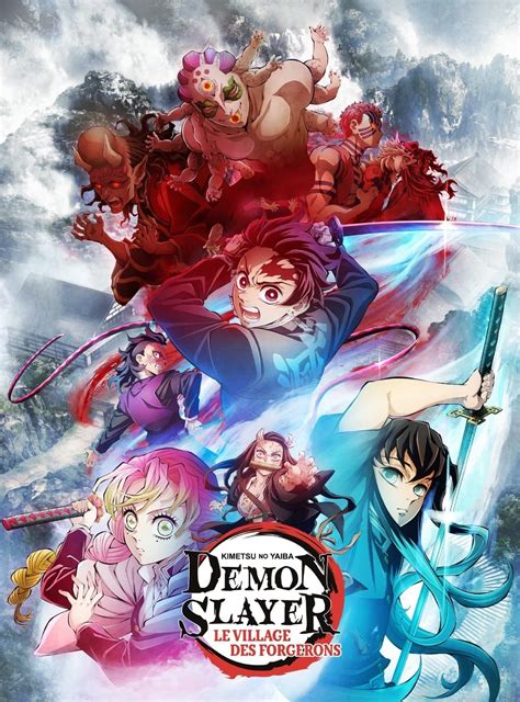 Affiches Et Pochettes Demon Slayer Kimetsu No Yaiba En Route Vers L