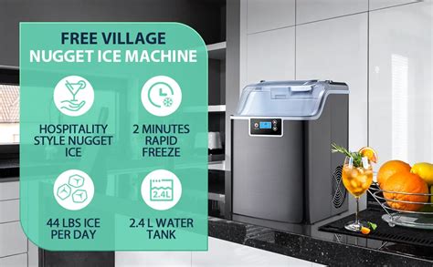 Kismile Nugget Ice Maker Countertop Portable Compact Ice 48 Off