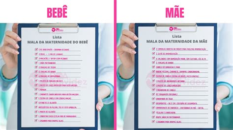 MALA DA MATERNIDADE DA MÃE E DO BEBÊ Veja a lista completa YouTube