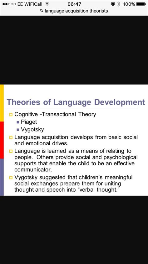 Language Acquisition Stages Theories Formal Letter Writing Language Acquisition Theories