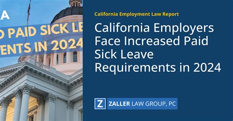 California Employers Face Increased Paid Sick Leave Requirements In