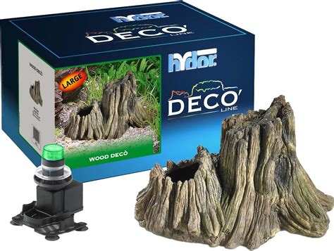 Hydor Deco Kit Large Stump Green Led Amazon Co Uk