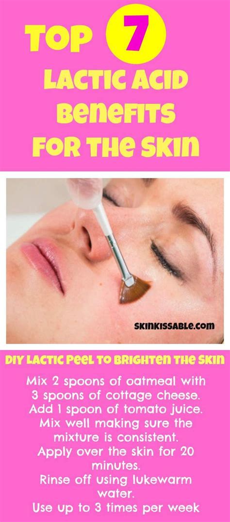 What Are The Uses And Benefits Of Lactic Acid For The Skin