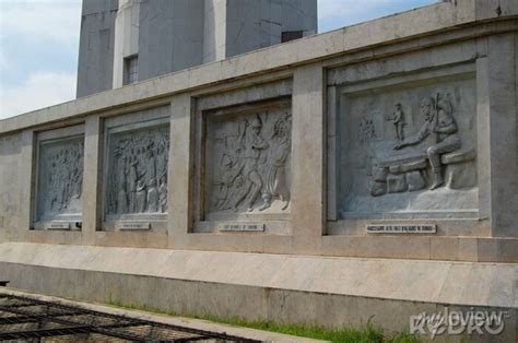 Quezon Memorial Circle Shrine Art Sculpture In Quezon City Philippines