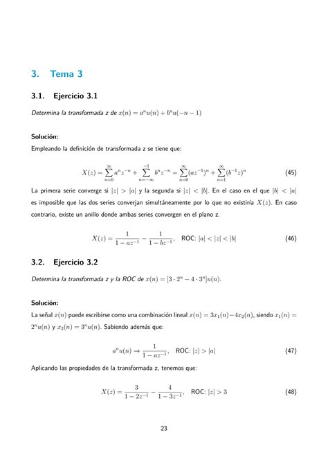 SOLUTION Transformada Z Ejercicios Adicionales Studypool