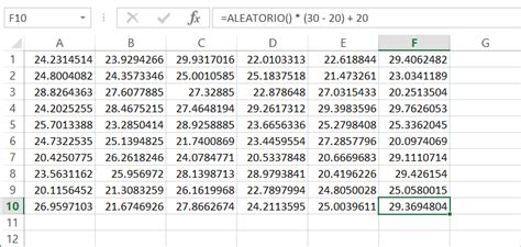 Números aleatorios en Excel Excel Total Números Generadores