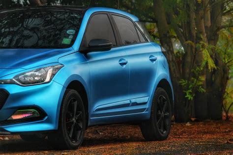 Modified Hyundai Elite I20 On ‘satin Metallic Blue Wrap Modifiedx