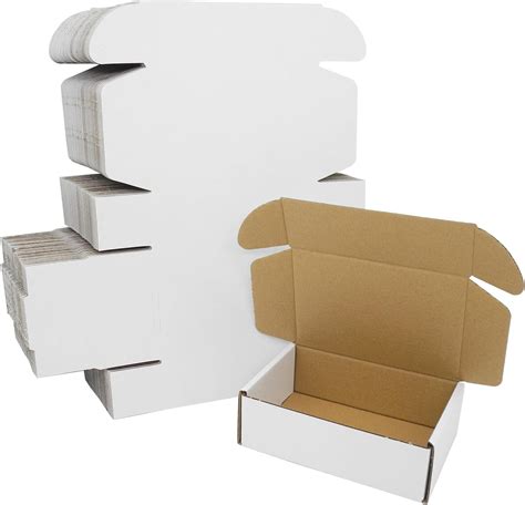 X X Shipping Boxes Pack Of White Corrugated Cardboard Box For