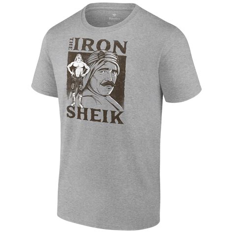 Fanatics Branded The Iron Sheik Illustrated Graphic T Shirt Pro