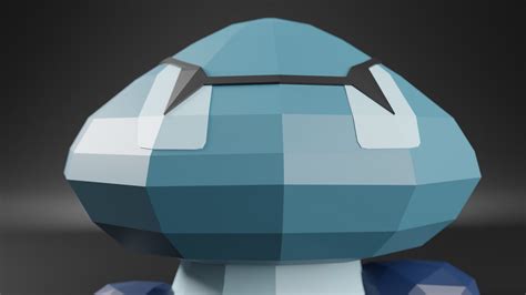 3D Blue Goomba Super Mario Bros Low Poly 3D Model - TurboSquid 1958142