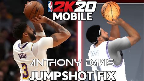 Anthony Davis Jumpshot Fix Nba K Mobile Youtube